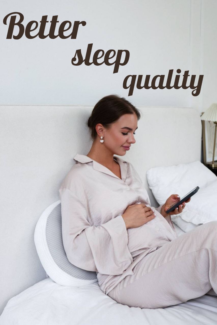 A COMFORTABLE PILLOW FOR PREGNANT WOMEN