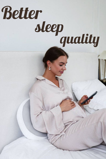 A COMFORTABLE PILLOW FOR PREGNANT WOMEN