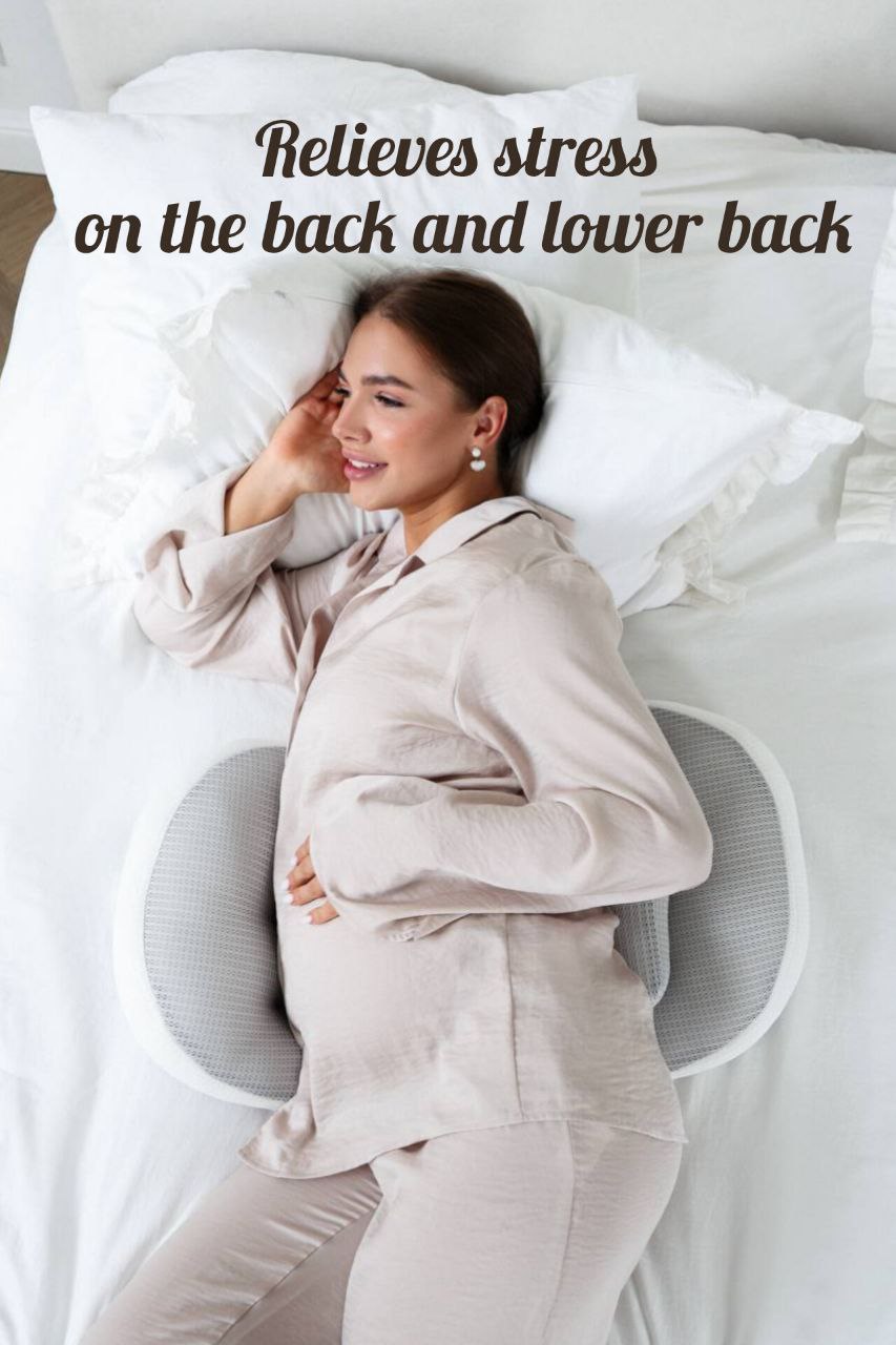 A COMFORTABLE PILLOW FOR PREGNANT WOMEN